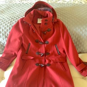 Women’s red Tommy Hilfiger peacoat size XL